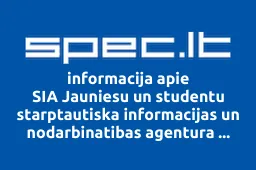 SIA Jauniesu un studentu starptautiska informacijas un nodarbinatibas agentura Kauno filialas iliustracija