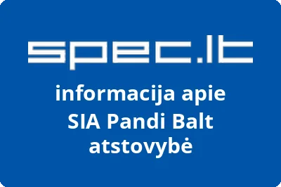 SIA Pandi Balt atstovybė