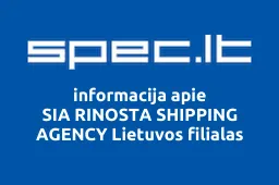 SIA RINOSTA SHIPPING AGENCY Lietuvos filialas | spec.lt