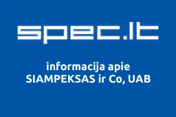SIAMPEKSAS ir Co, UAB iliustracija