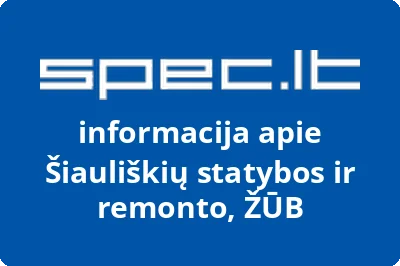 Šiauliškių statybos ir remonto, ŽŪB