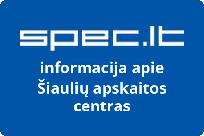 Šiaulių apskaitos centras | spec.lt