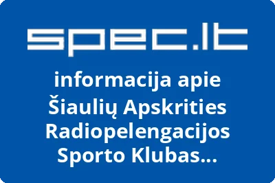 Šiaulių apskrities radiopelengacijos sporto klubas Pelengas