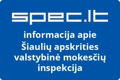 Šiaulių apskrities valstybinė mokesčių inspekcija