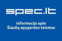 Šiaulių apygardos teismas | spec.lt