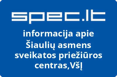 Šiaulių centro poliklinika, VŠĮ