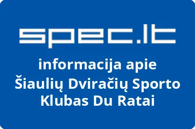 Šiaulių Dviračių Sporto Klubas Du Ratai
