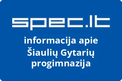 Šiaulių Gytarių progimnazija