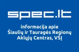 Šiaulių ir Tauragės Regionų Aklųjų Centras, VŠĮ | spec.lt
