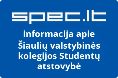 Šiaulių valstybinės kolegijos Studentų atstovybė