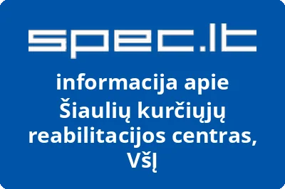 Šiaulių kurčiųjų reabilitacijos centras, VšĮ