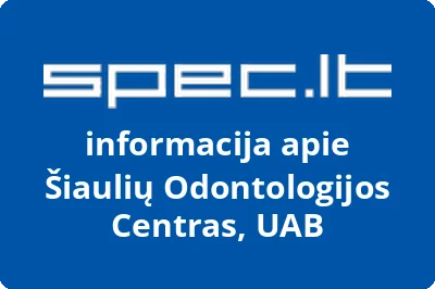Šiaulių Odontologijos Centras, UAB