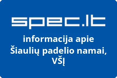Šiaulių padelio namai, VŠĮ | spec.lt