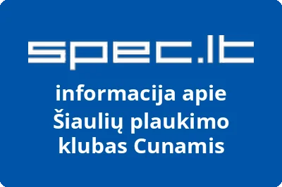 Šiaulių plaukimo klubas Cunamis