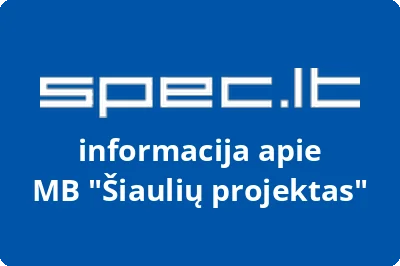 Šiaulių projektas, MB | spec.lt