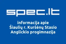 Šiaulių r. Kuršėnų Stasio Anglickio progimnazija iliustracija