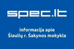 Šiaulių r. Šakynos mokykla