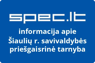 Šiaulių rajono savivaldybės priešgaisrinė tarnyba