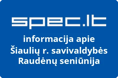 Šiaulių r. savivaldybės Raudėnų seniūnija