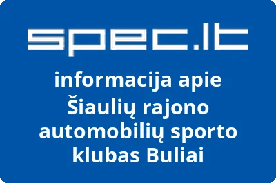 Šiaulių rajono automobilių sporto klubas Buliai