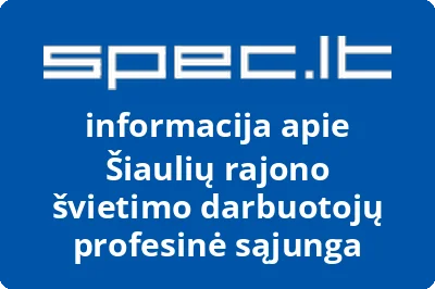 Šiaulių rajono švietimo darbuotojų profesinė sąjunga