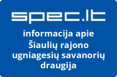 Šiaulių rajono ugniagesių savanorių draugija