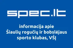 Šiaulių rogučių ir bobslėjaus sporto klubas, VŠĮ