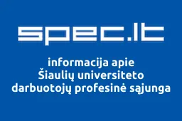 Šiaulių universiteto darbuotojų profesinė sąjunga | spec.lt