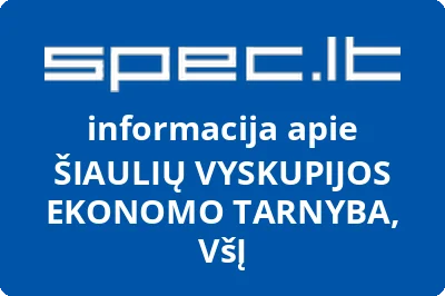 ŠIAULIŲ VYSKUPIJOS EKONOMO TARNYBA, VšĮ