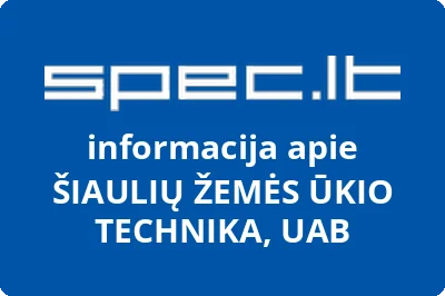 Šiaulių žemės ūkio technika, UAB