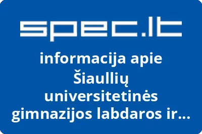 Šiaullių universitetinės gimnazijos labdaros ir paramos fondas