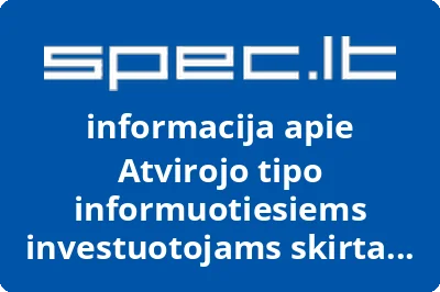 Atvirojo tipo informuotiesiems investuotojams skirta investicinė Šiaurės Europos investicinis fondas, UAB
