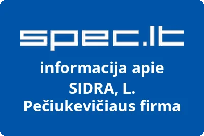 SIDRA, L. Pečiukevičiaus firma