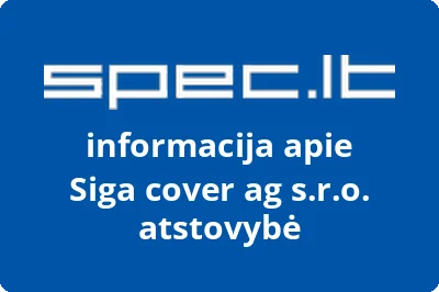 SIGA Cover AG s.r.o. atstovybė