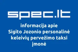 Sigito Jozonio personalinė keleivių pervežimo taksi įmonė