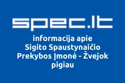 Sigito Spaustynaičio Prekybos Įmonė - Žvejok pigiau iliustracija