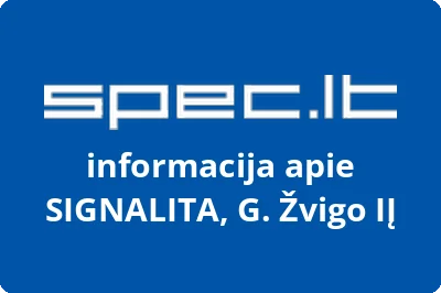 SIGNALITA, G. Žvigo, IĮ
