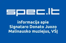 Signataro Donato Juozo Malinausko muziejus, VŠĮ | spec.lt