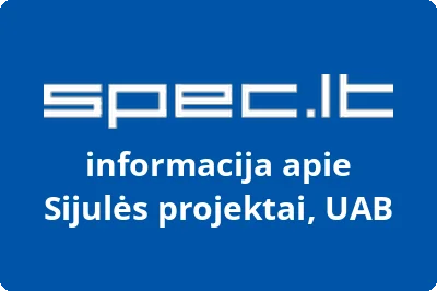 Sijulės projektai, UAB | spec.lt