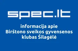 Birštono sveikos gyvensenos klubas Šilagėlė iliustracija