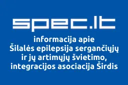Šilalės epilepsija sergančiųjų ir jų artimųjų švietimo, integracijos asociacija Širdis po akmeniu | spec.lt