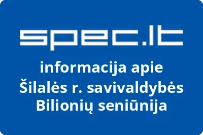 Šilalės r. savivaldybės Bilionių seniūnija