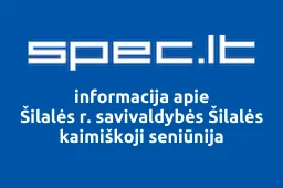 Šilalės r. savivaldybės Šilalės kaimiškoji seniūnija | spec.lt