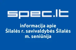 Šilalės r. savivaldybės Šilalės m. seniūnija iliustracija
