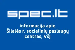 Šilalės r. socialinių paslaugų centras, VšĮ | spec.lt