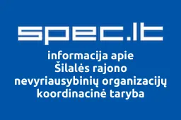 Šilalės rajono nevyriausybinių organizacijų koordinacinė taryba | spec.lt