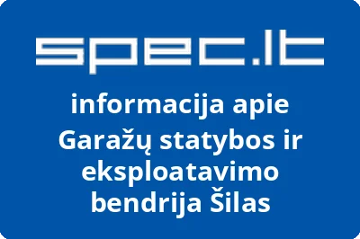 Garažų statybos ir eksploatavimo bendrija Šilas