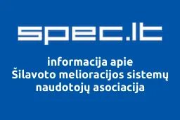 Šilavoto melioracijos sistemų naudotojų asociacija iliustracija