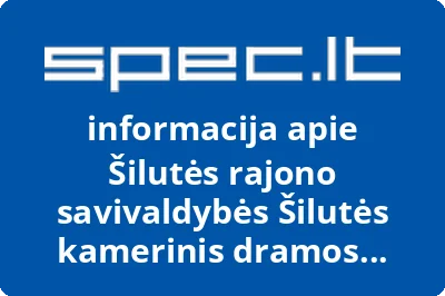 Šilutės rajono savivaldybės Šilutės kamerinis dramos teatras