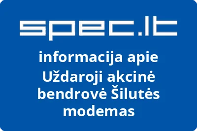 Šilutės modemas, UAB